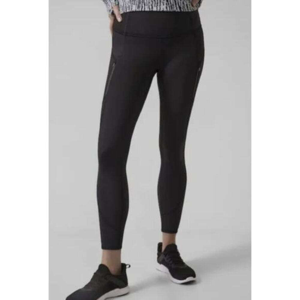 Athleta Rainier 7/8 Leggings Black Size‎ Small